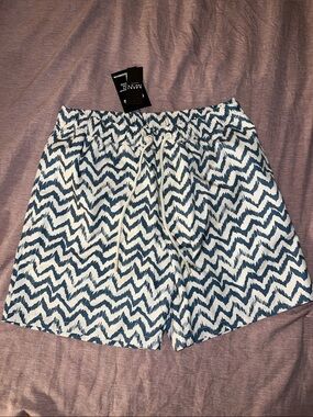 Boohoo Man Abstract Print Swim Shorts